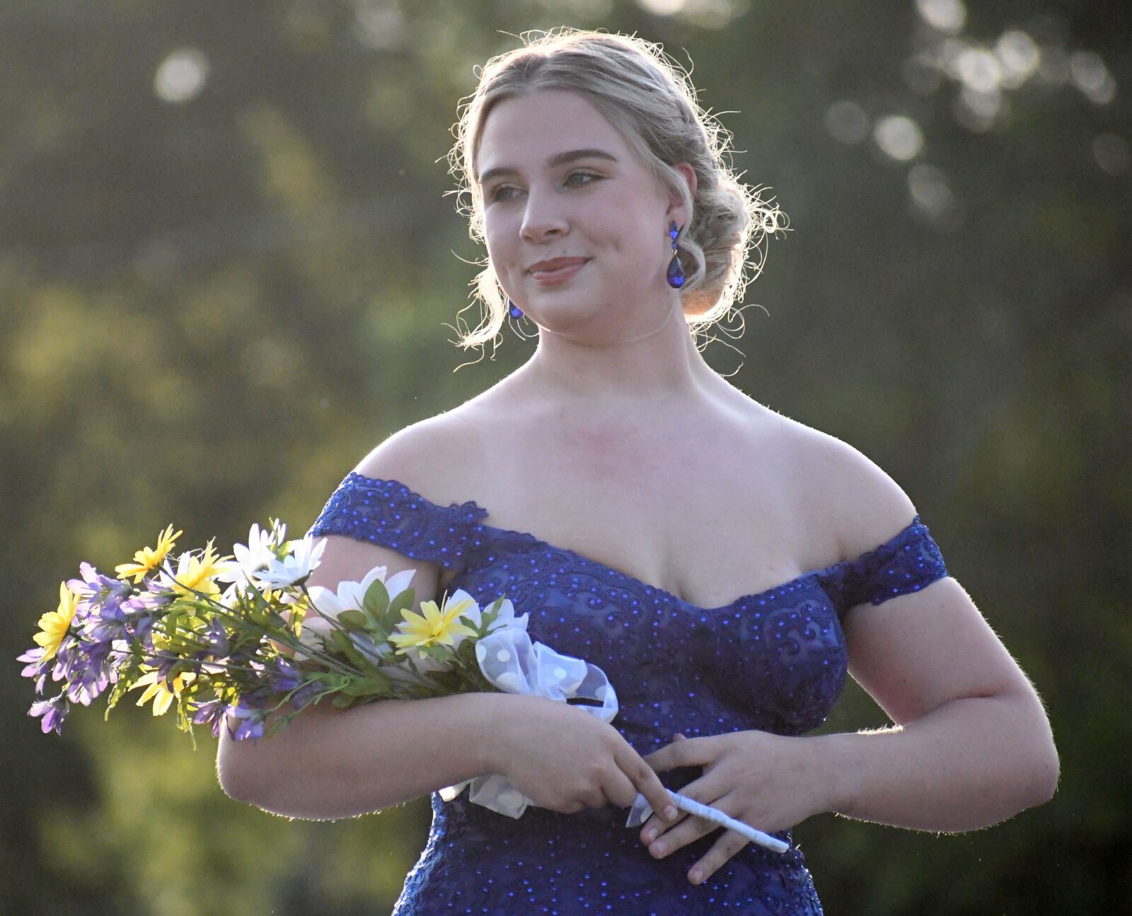 Ava Vandegriffee parades across stage